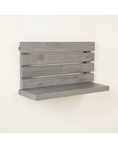 Rowan Dale Wall-Mounted Entryway Organizer Shelf - Gray (synthetic illustration; no displayed measurements)