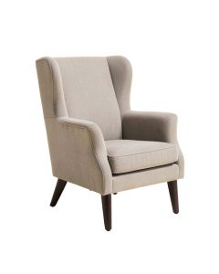 Clara Upholstered Wingback Arm Chair
