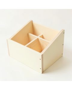 Heath Bluff Low Toy Storage Unit - Cream (synthetic illustration; no displayed measurements)