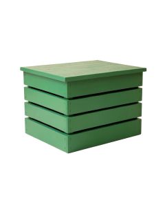 Hill Bridge Closed Outdoor Storage Box - Green (synthetic illustration; no displayed measurements)