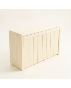 Briar Bridge Narrow Outdoor Storage Bench - Cream (synthetic illustration; no displayed measurements)