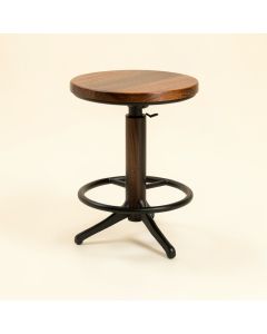 Elmhurst Swivel Solid Wood Bar & Counter Stool (synthetic illustration; no displayed measurements)