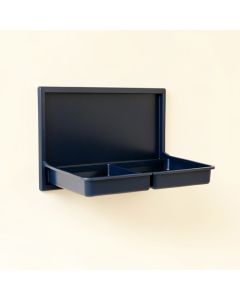 Fern Edge Empty Wall-Mounted Tool Organizer Panel - Navy (synthetic illustration; no displayed measurements)