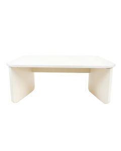 Oak Dell Desktop Monitor Riser - White (synthetic illustration; no displayed measurements)