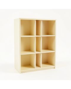 Ash Dale Freestanding Bookcase - Cream (synthetic illustration; no displayed measurements)