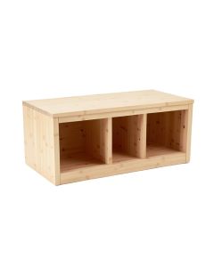 Spruce Bend Shoe Storage Bench - Beige (synthetic illustration; no displayed measurements)