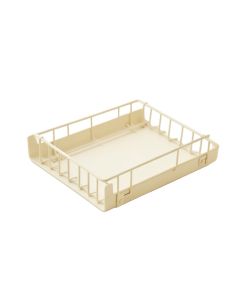 Heath Bluff Empty Under-Desk Cable Tray - Ivory (synthetic illustration; no displayed measurements)