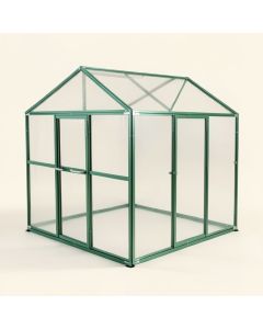 Ascent Heavy-Duty Aluminum 8 Ft. W X 16 Ft. D Greenhouse (synthetic illustration; no displayed measurements)