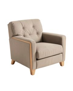 Almeda 29.75 '' Wide Tufted Polyester Armchair (synthetic illustration; no displayed measurements)