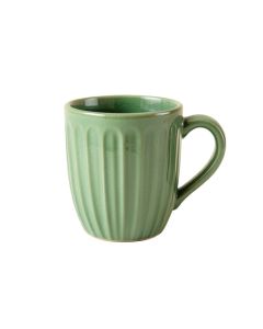 Clay Bend Ceramic Mug - Green (synthetic illustration; no displayed measurements)