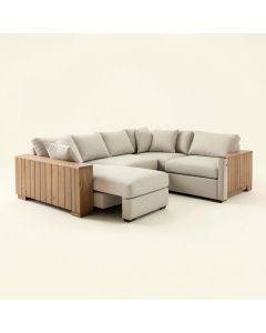 Liguria 120.5 '' Wide Left Hand Facing Modular Sectional (synthetic illustration; no displayed measurements)