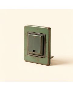 Peacock Reflections Toggle Light Switch (synthetic illustration; no displayed measurements)