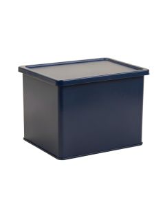 Flint Bridge Closed Outdoor Storage Box - Navy (synthetic illustration; no displayed measurements)