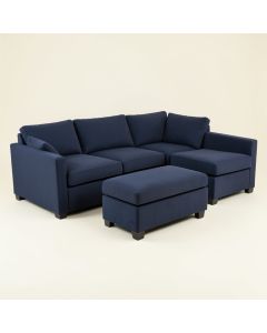 Lonon 96 '' Wide Reversible Modular Sectional With Ottoman (synthetic illustration; no displayed measurements)