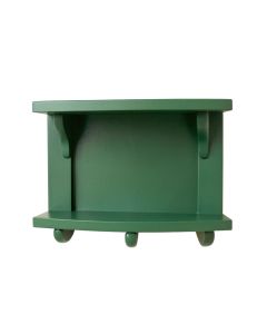 Oak Dale Wall-Mounted Entryway Organizer Shelf - Green