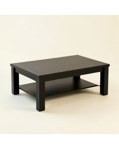 Alder Field Coffee Table - Black (synthetic illustration; no displayed measurements)
