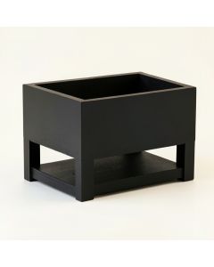 Field Arc Empty Raised Planter (synthetic illustration; no displayed measurements)