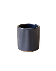 Pine Bend Empty Candle Holder - Navy (synthetic illustration; no displayed measurements)