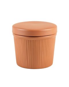 Maple Arc Storage Canister With Lid - Terracotta