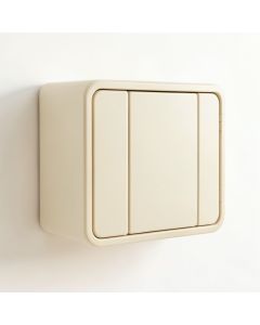 River Canyon Wall-Mounted Entry Cabinet - Ivory (synthetic illustration; no displayed measurements)