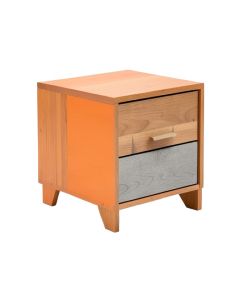 Wojciech 1 - Drawer Acacia Wood Nightstand (synthetic illustration; no displayed measurements)