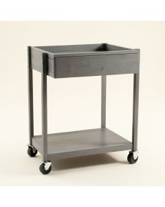 Olive Canyon Empty Rolling Workshop Cart - Gray (synthetic illustration; no displayed measurements)