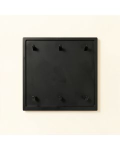Maple Bend Empty Wall-Mounted Tool Organizer Panel - Black (synthetic illustration; no displayed measurements)