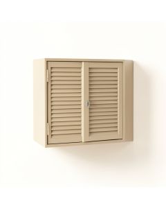 Moss Canyon Wall-Mounted Entry Cabinet - Beige (synthetic illustration; no displayed measurements)