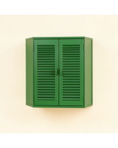 Ridge Branch Wall-Mounted Laundry Cabinet - Green (synthetic illustration; no displayed measurements)