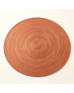 Brook Bluff Round Area Rug - Terracotta (synthetic illustration; no displayed measurements)