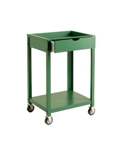Alder Crossing Empty Rolling Workshop Cart - Green (synthetic illustration; no displayed measurements)