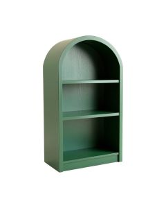 Aspen Crossing Freestanding Bookcase - Green (synthetic illustration; no displayed measurements)