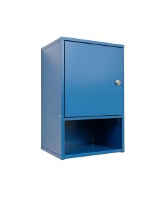 Bay Dell Wall-Mounted Laundry Cabinet - Blue (synthetic illustration; no displayed measurements)
