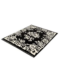 Highland Fling Tufted Wool Black/White Rug