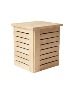 Holly Bridge Closed Garden Compost Bin - Beige (synthetic illustration; no displayed measurements)