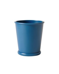 Elm Crest Empty Candle Holder - Blue