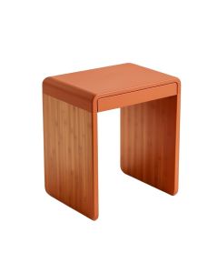 Dawn Falls Side Table - Terracotta (synthetic illustration; no displayed measurements)