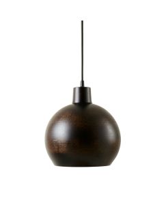 Birch Bridge Pendant Light Suspended From One Plain Cable - Black (synthetic illustration; no displayed measurements)