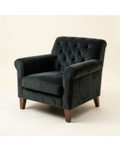 Yorba 31.5 '' Wide Tufted Velvet Armchair (synthetic illustration; no displayed measurements)