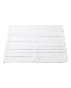 Meadow Brook Bath Mat - White (synthetic illustration; no displayed measurements)