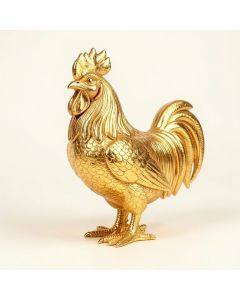 Cathia 17 Inch Big Rooster For Year Of Rooster Figurine (synthetic illustration; no displayed measurements)