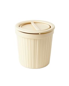 Elm Brook Closed Garden Compost Bin - Ivory (synthetic illustration; no displayed measurements)
