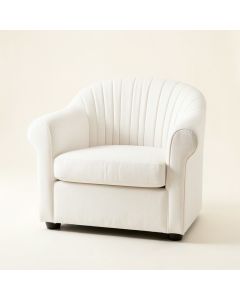 Brook Arc Upholstered Armchair (synthetic illustration; no displayed measurements)