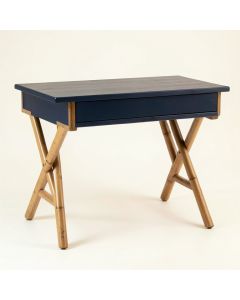 Ash Field Writing Desk - Navy (synthetic illustration; no displayed measurements)