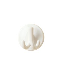 Cove Bridge Wall-Mounted Robe Hook - White (synthetic illustration; no displayed measurements)