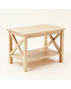 Clay Field Side Table - Beige (synthetic illustration; no displayed measurements)