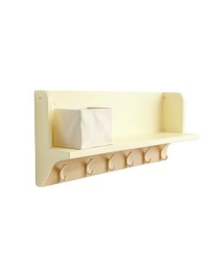 Brook Bridge Wall-Mounted Entryway Organizer Shelf - Ivory
