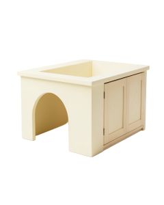 Glen Field Empty Furniture-Style Litter Enclosure - Cream (synthetic illustration; no displayed measurements)