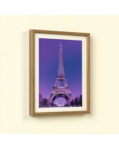 Modern Art Paris Eiffel Tower Framed Graphic Art (synthetic illustration; no displayed measurements)