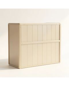 Cove Canyon Narrow Outdoor Storage Bench - Beige (synthetic illustration; no displayed measurements)